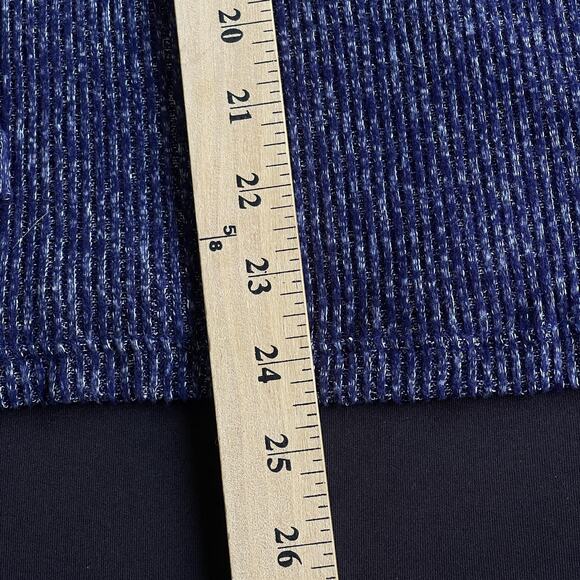 Kenneth Cole Pullover Sweater Womens Large Hooded Lightweight Tie Neck - Picture 10 of 10